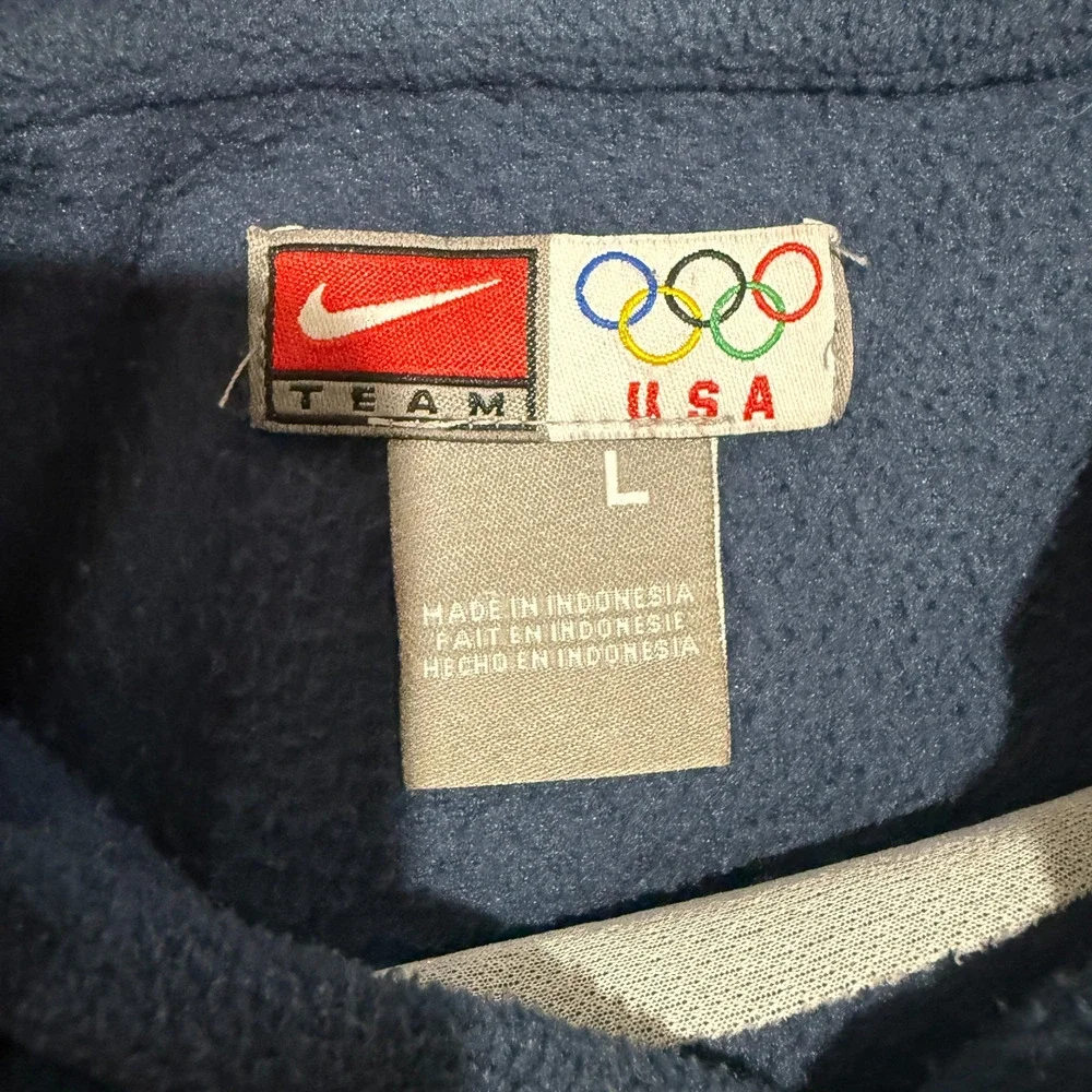Nike‎ Team USA Olympic Basketball Hoodie Youth L older Nike Team USA Fleece Blue